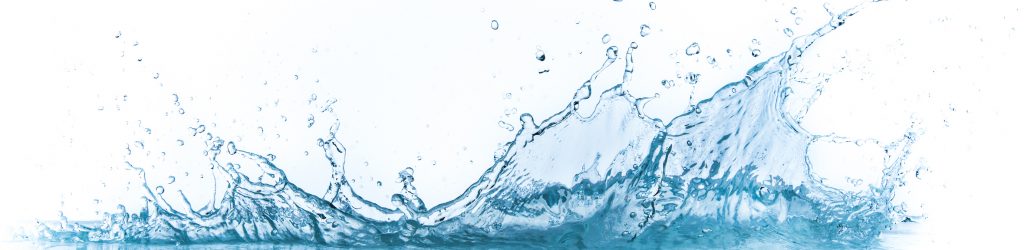 water splash isolated on white background