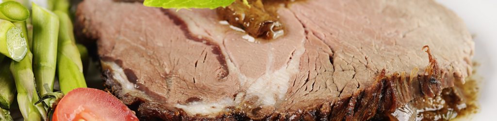 Beef Roast Beef Roast With Asparagus And Tomatoes